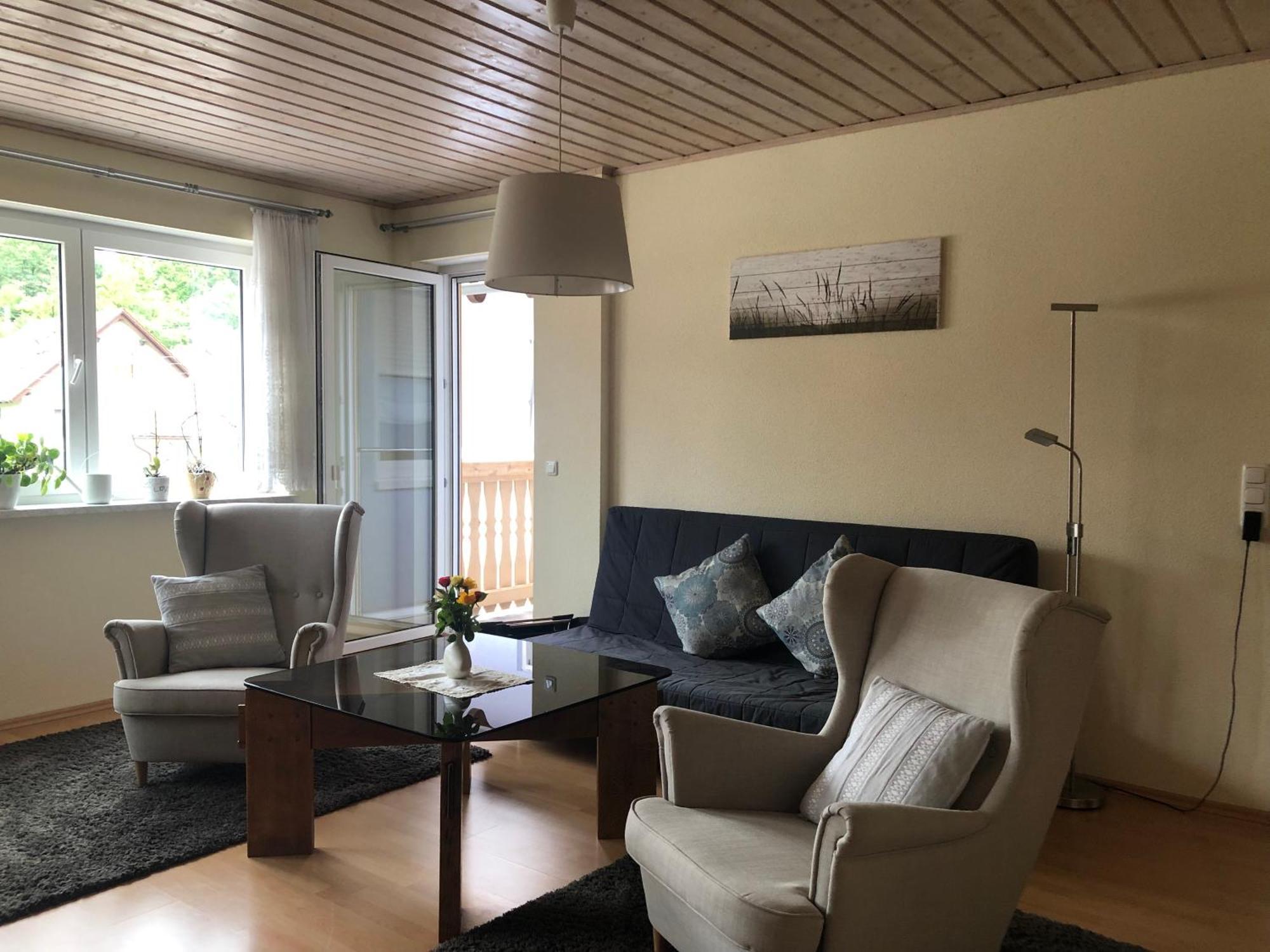 Ferienwohnung Am Gruenen Band Hellingen Экстерьер фото